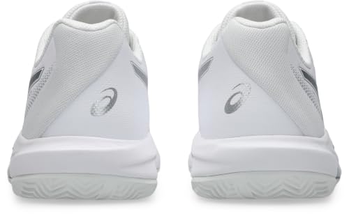 ASICS Women's Gel-Dedicate 9 ClayTennis Shoes, White Pure Silver, 6.5 US