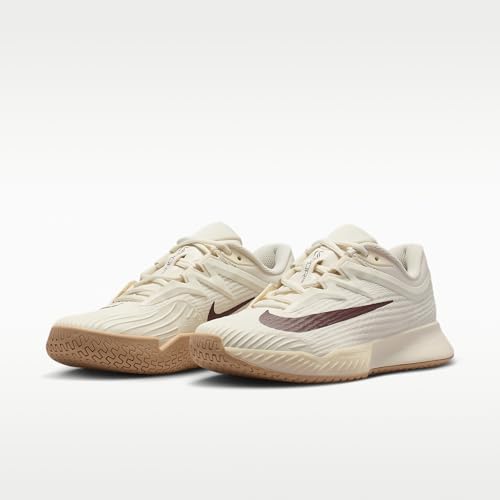 Nike Vapor Pro 3 Women's Hard Court Tennis Shoes (Pale Ivory/Vachetta Tan/Tattoo) Size 9
