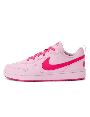 Nike Big Kid's Court Borough Low Recraft, Pink Foam/Hyper Pink-White, 7Y