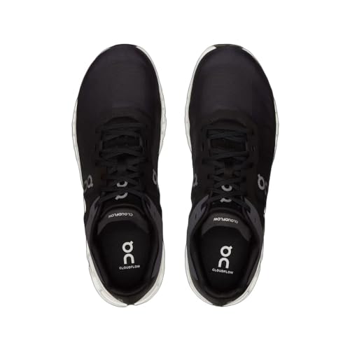 ON Cloudflow 4 Men's Road Running Shoes Sneakers (Black/White, US Footwear Size System, Adult, Men, Numeric, Medium, 9.5)