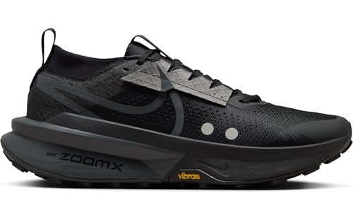 Nike Zegama 2 Men's Trail Running Shoes (FD5190-002, Black/Velvet Brown/Metallic Platinum/Anthracite) Size 10