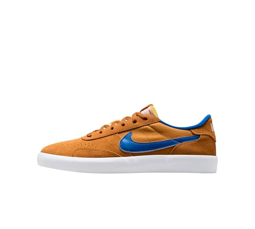 Nike SB Heritage Vulc Mens Trainers, Flax/Team Royal-Flax/White CD5010-200, Size 9.5 US