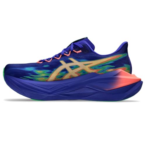 ASICS Unisex SUPERBLAST 3 Running Shoes, 11M / 12.5W, Cobalt Burst/Light Orange