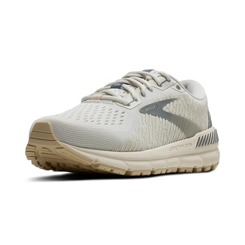Brooks Women's Addiction GTS 15 Supportive Running Shoe - Vaporous Grey/Primer Grey/Sand - 9 Medium