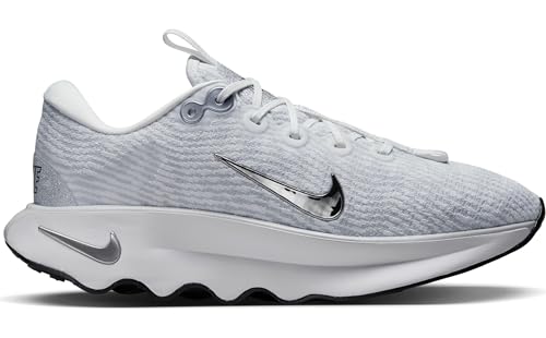Nike Motiva Premium Women's Walking Shoes (FZ2115-101, Summit White/Pure Platinum/Black/Metallic Silver) Size 9.5