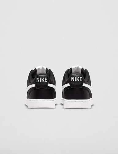 Nike Men's Court Vision Low Next Nature Shoes, Black/White-Black, 10