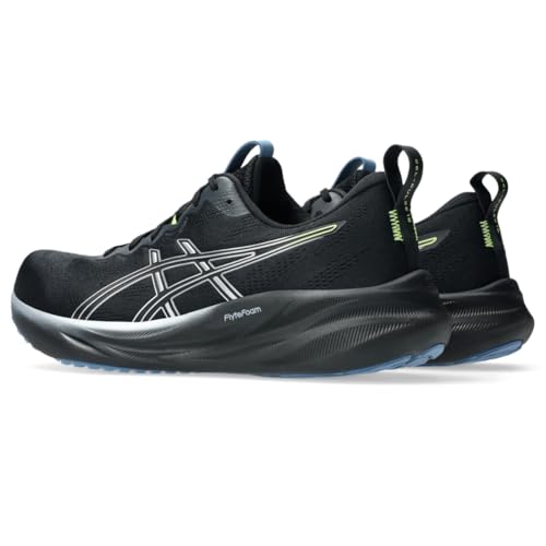 ASICS Men's Gel-Pulse 16 Running Shoes, 10.5, Black/Pure Silver