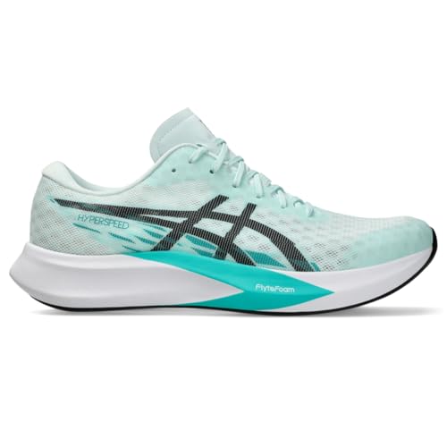 ASICS Women's Hyper Speed 4 Running Shoes, 11, Soothing SEA/Black