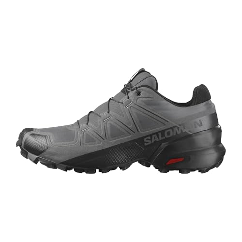 Salomon Men’s Speedcross Trail Running Shoes - Magnet/Black/Magnet - 12