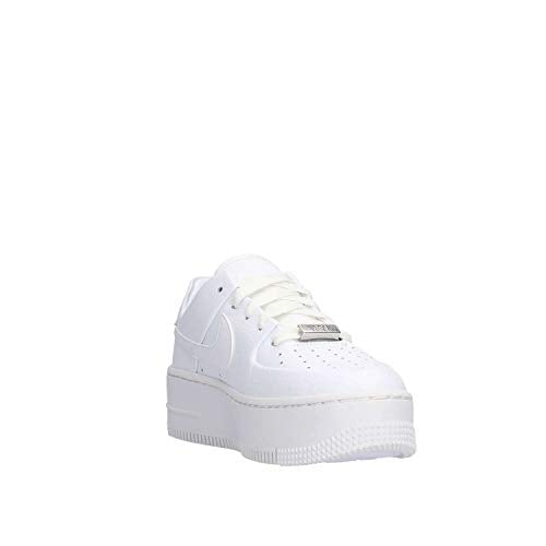 Nike Womens WMNS Air Force 1 Sage Low AR5339 100 Triple White - Size 9W