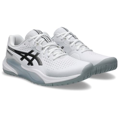 ASICS Men's Gel-Challenger 15 Tennis Shoes, 10, White/Gunmetal