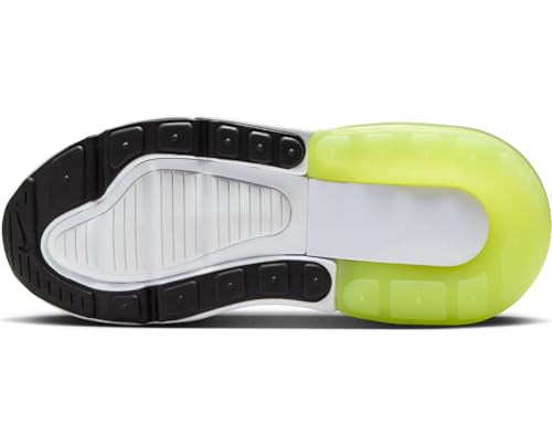 Nike Air Max 270 Little Kids' Shoes (AO2372-704, Light Lemon Twist/Black/Anthracite/White) Size 12