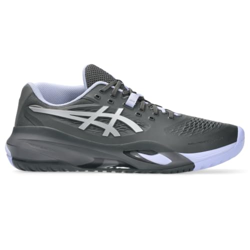 Asics Gel-Resolution X Tennis Shoes for Men, Graphite Grey/Pure Silver, 12