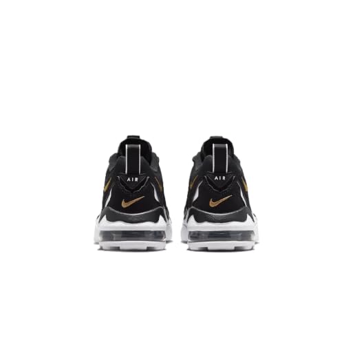 Nike Air DT Max '96 Low Big Kids' Shoes (Black/White/Metallic Gold) Size 6