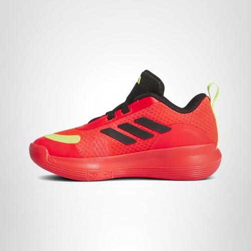 Adidas Unisex-Kids Basketball Legends, Lucid Red/Black/Lucid Lemon, 5.5