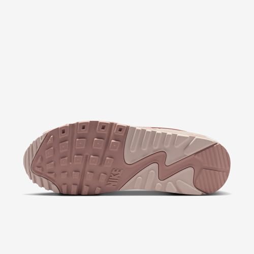 Nike Air Max 90 Women's Shoes (Particle Pink/Pearl Pink/Silt Red) Size 8