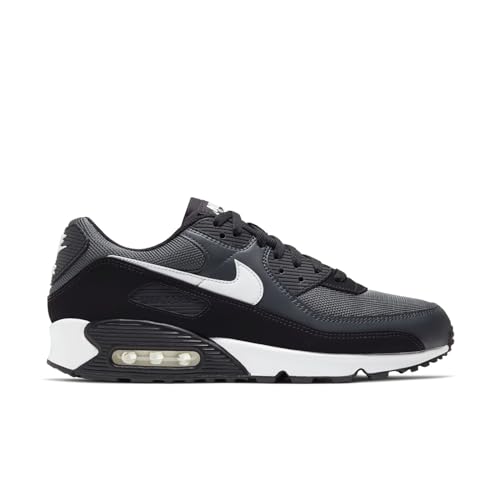 Nike Air Max 90, Men's Running Shoes, Iron Grey/White/Dk Smoke Grey/Black