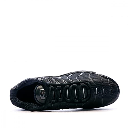 Nike Air Max Plus (gs) Big Kids Cd0609-001 Size 3.5 Black/Black/Black