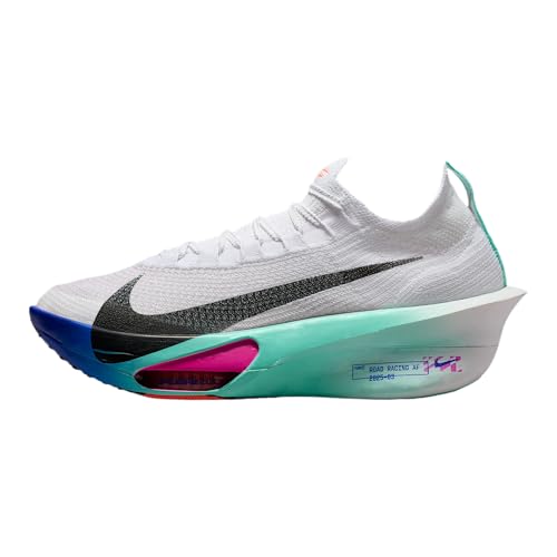 Nike Alphafly 3 Men's Road Racing Shoes (White/Hyper Turquoise/Concord/Black) Size 12