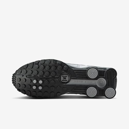 Nike Shox R4 Men's Shoes (Metallic Silver/Black/Metallic Silver/Metallic Silver) Size 7