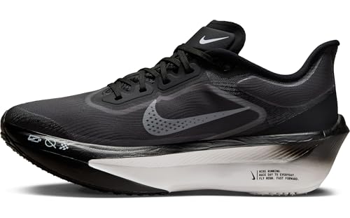 Nike Zoom Fly 6 Women's Road Racing Shoes (FN8455-001, Black/Light Smoke Grey/White) Size