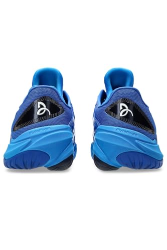 ASICS Men's Court Ff 3 Novak Trainers, Tuna Blue Pure Silver, 6.5 US