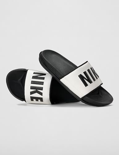 Nike Women's Offcourt Slides, Black/Black-Summit-White, 10