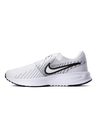 Nike Women's Run Defy Road Running Shoes, White/Black-Smoke Grey, 9