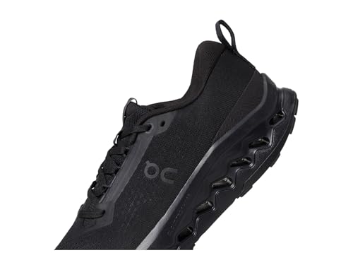On Womens Cloudsurfer Trail 2 Black/Black 8 M