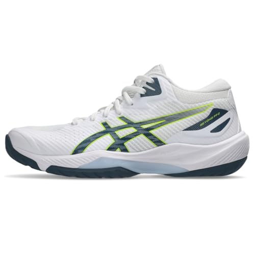 ASICS Men's Beyond FF MT 2 Volleyball Shoes, 10.5, White/RAW Indigo