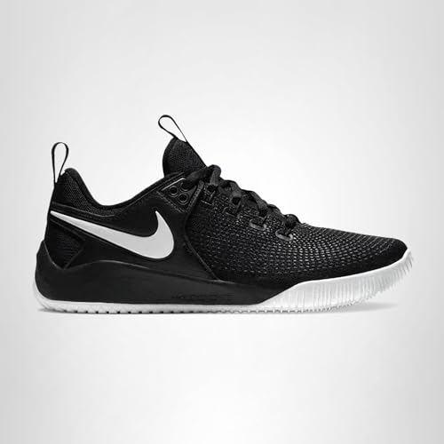 Nike Women's Zoom HyperAce 2 Volleyball Shoes (9, Black/White)
