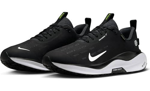 Nike InfinityRN 4 Gore-TEX Men's Waterproof Road Running Shoes (HQ0265-001, Black/Anthracite/Volt/White) Size 8