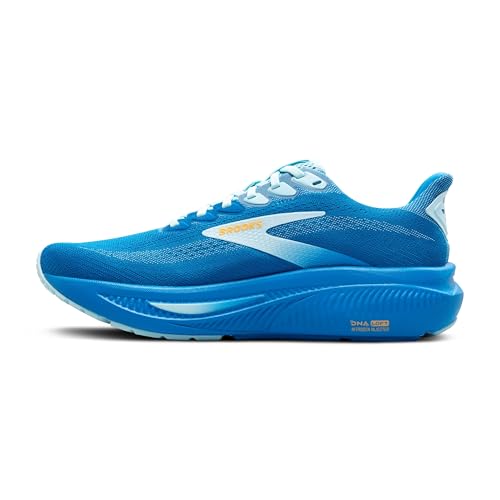 Brooks Men’s Ghost 17 Neutral Running Shoe - Cloissone/Blue/Orange - 9 Medium