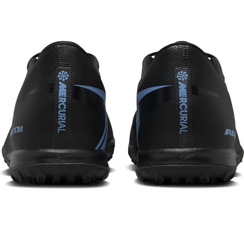 Nike Mercurial Vapor 16 Academy Turf Low-Top Soccer Shoes (Black/Ice Blue) Size 9.5