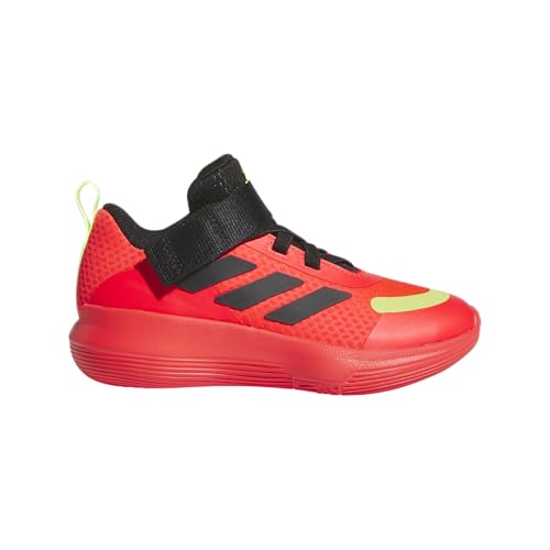 Adidas Unisex-Kids Basketball Legends, Lucid Red/Black/Lucid Lemon, 5.5