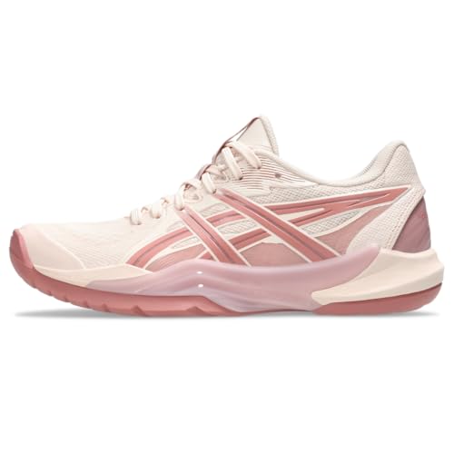 ASICS Women's POWERBREAK FlyteFoam Handball Shoes, 8, Pearl Pink/MORGANITE