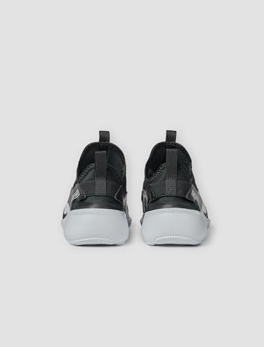 Nike Little Kid's Flex Runner 4 Running Shoe, Black/Black-White, 2Y
