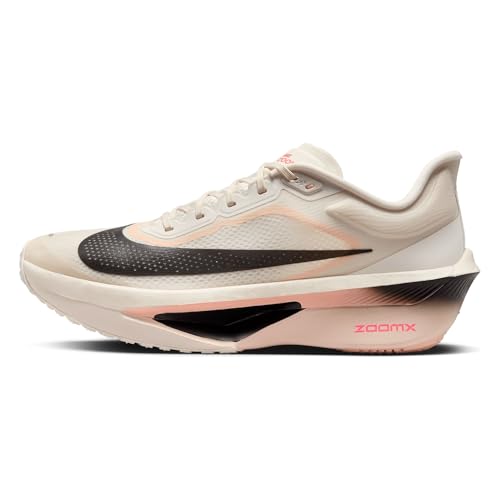Nike Zoom Fly 6 Men's Road Running Shoe FN8454, Pale Ivory Black Crimson Tint Sail, 12 US