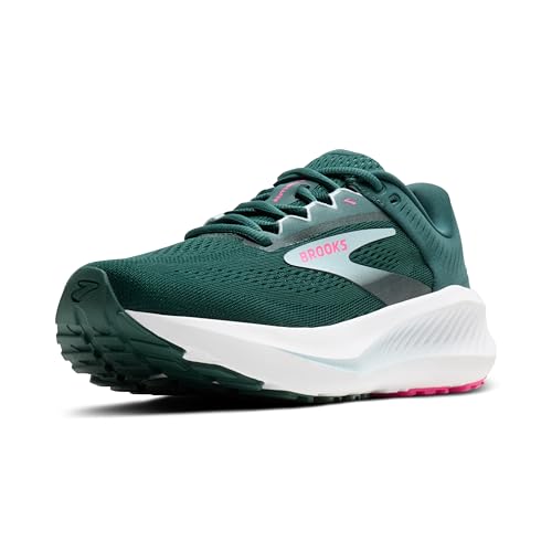 Brooks Women’s Anthem 8 Neutral Running Shoe - Atlantic Deep/Skyway/Pink - 8 Medium