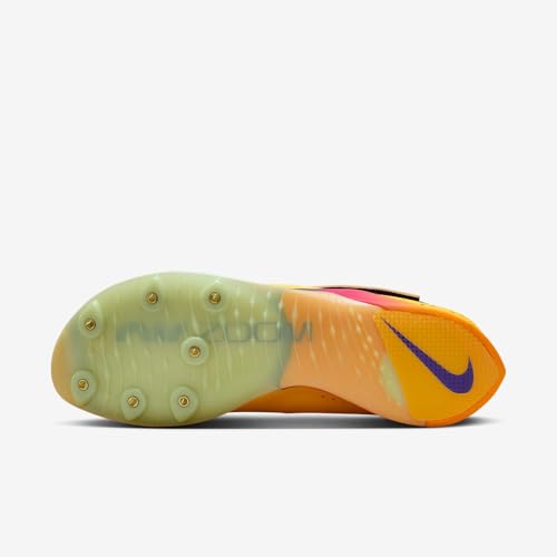 Nike Long Jump Elite Track & Field Jumping Spikes (Citron Pulse/Volt Ice/Vivid Purple/Indigo Burst) Size 7.5