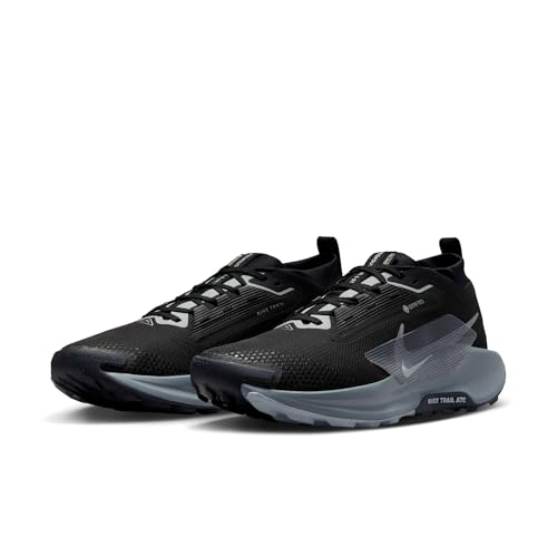 Nike Mens Pegasus Trail 5 Gore-TEX Black/Wolf Grey/Cool Grey/Anthracite 10.5 Medium