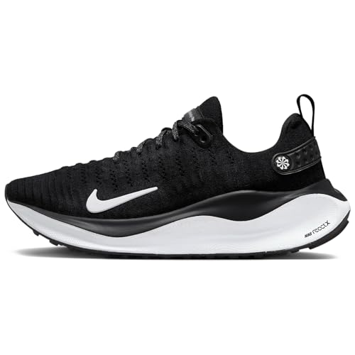Nike InfinityRN 4 Women's Road Running Shoes (Extra Wide) (FN0880-001, Black/Dark Grey/White) Size 7