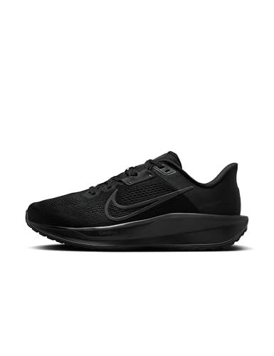 Nike Men's Quest 6 Road Running Shoes, Black/Dark Smoke Grey, 11