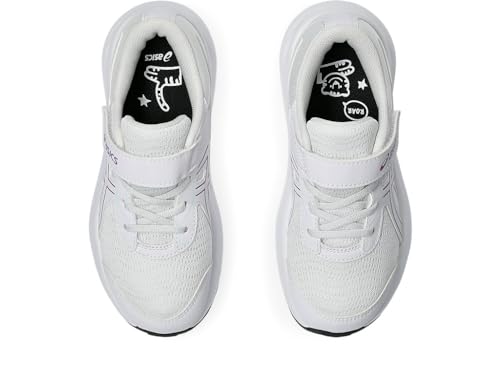 ASICS Kid's Contend 9 Pre-School Running Shoes, K13, White/Soothing SEA