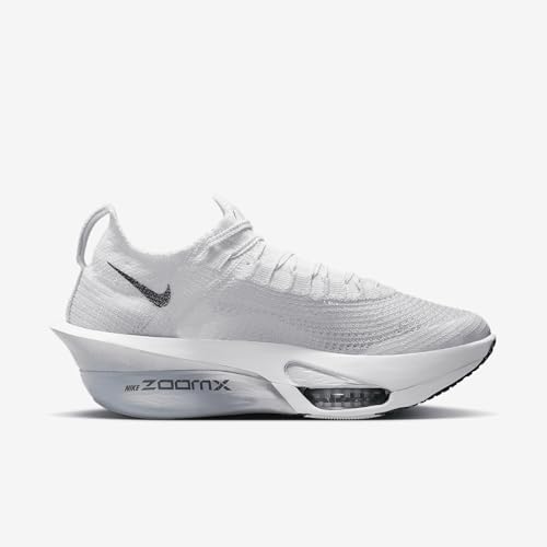 Nike Alphafly 3 Women's Road Racing Shoes (FD8315-102, White/Pure Platinum/Obsidian Mist/Gridiron) Size 8