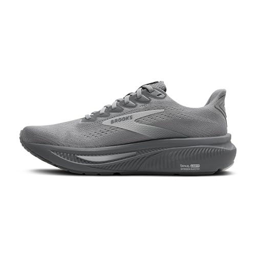 Brooks Men’s Ghost 17 Neutral Running Shoe - Primer Gray/Oyster Mushroom - 9 Medium
