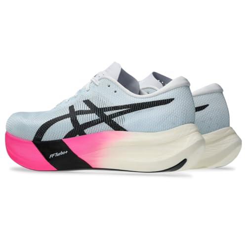 ASICS Unisex METASPEED Edge Running Shoes, 9M / 10.5W, Light Blue/Black