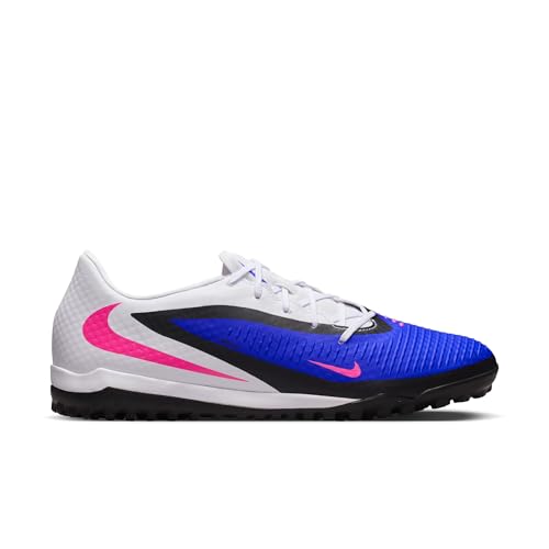 Nike Phantom 6 Low Academy Turf Soccer Shoes (Racer Blue/White/Pink Blast) Size 10
