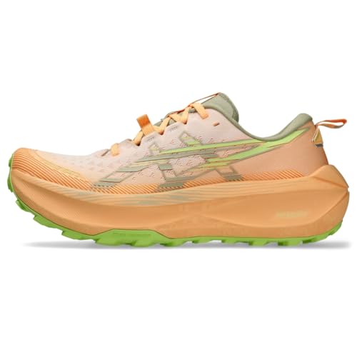 ASICS Men's Trabuco Max 4 Running Shoe, 10, Cream/Khaki
