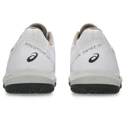 ASICS Men's Solution Swift FF 2 Tennis Shoes, 10.5, White/Vintage Khaki